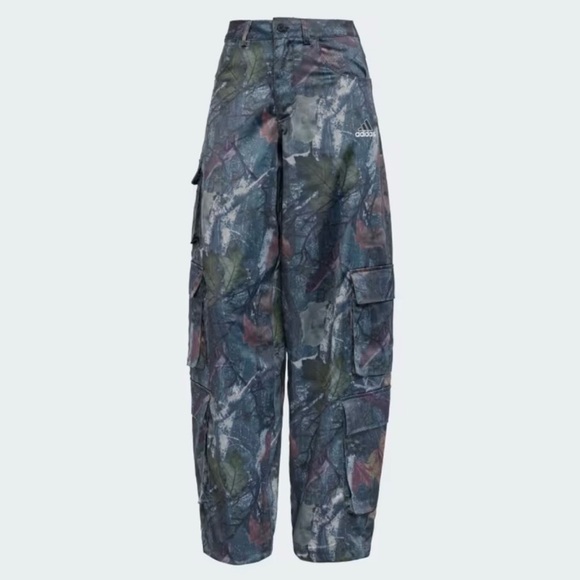 adidas Pants - adidas Abstract Camo Cargo Pants in Blue and Green